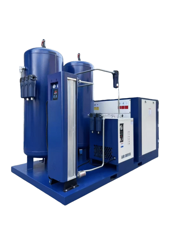 50HP JIERU 37KW/16bar Air Compressor Coaxial Direct Drive Screw Compressor for Stationary【Skid-mounted one-piece Dedicated for laser cutting】